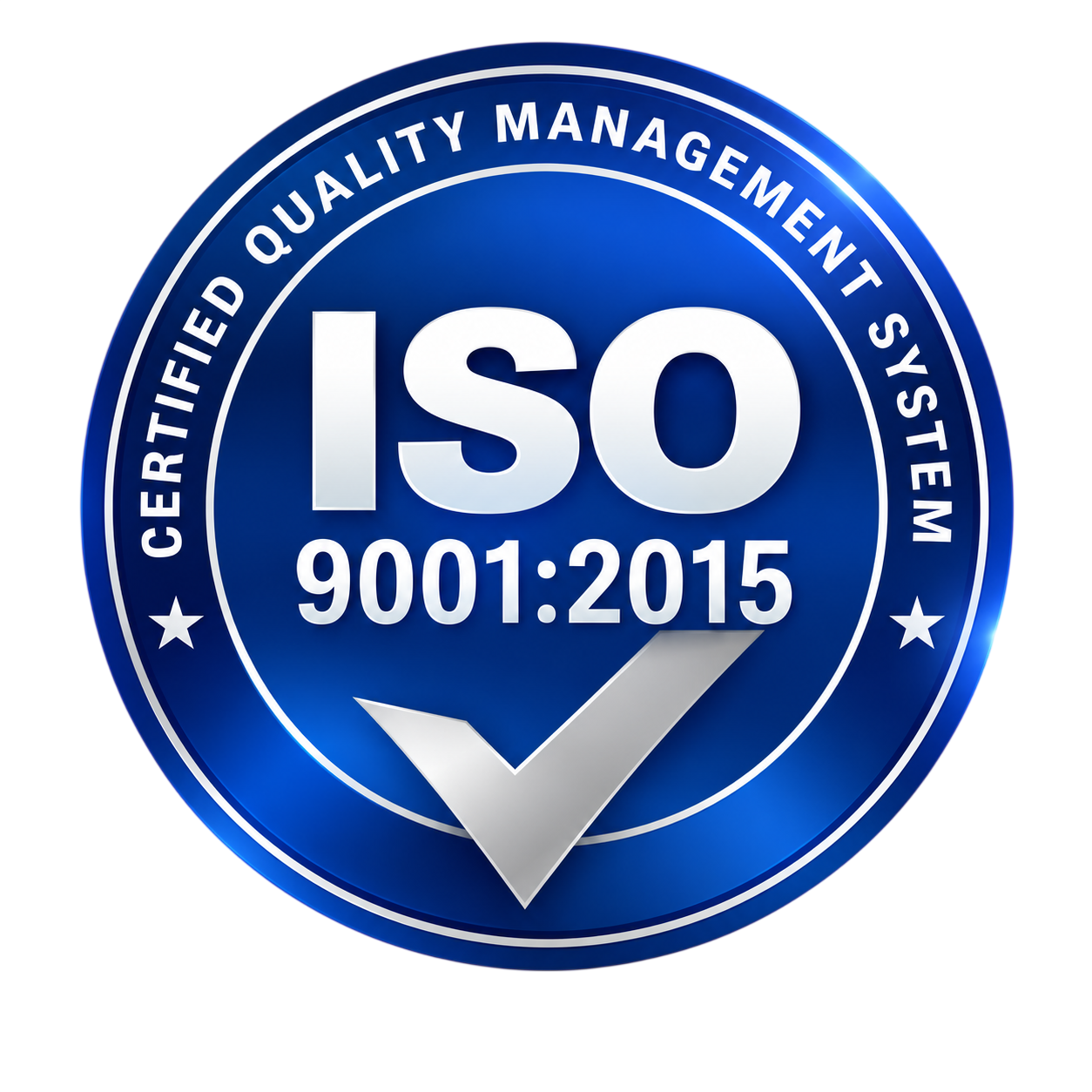 ISO 9001:2015 Certified Quality Management System logo